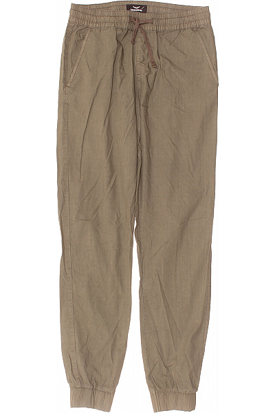 THREADBARE Dámské Kalhoty Letní Khaki Outlet Vel.  S
