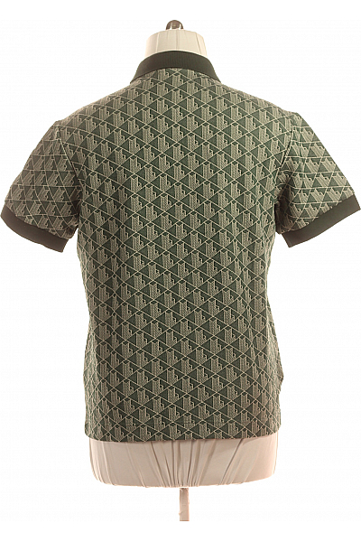 LACOSTE Pánské Tričko s Límečkem Zelené Vel. FR 5