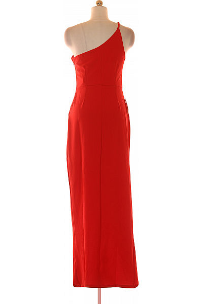  Šaty s Rozparkem Červené Lipsy Vel.  38