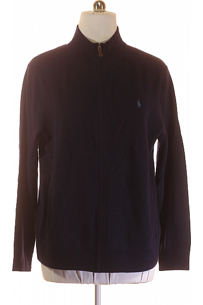 Ralph Lauren Pánský Svetr Vlněný Modrý Vel. XXL