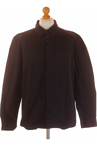 Pánská Košile Černá STUDIO SEIDENSTICKER Outlet