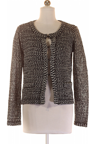 MORE & Dámský Cardigan Černobílý Vel. 36