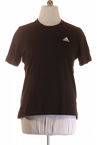 ADIDAS Sportovní Pánské Tričko Černé Vel. L