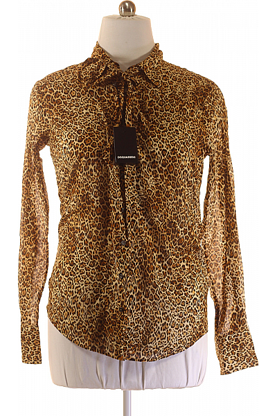 Vzorovaná Dámská Košile Barevná Dsquared2 Second Hand Vel. 50