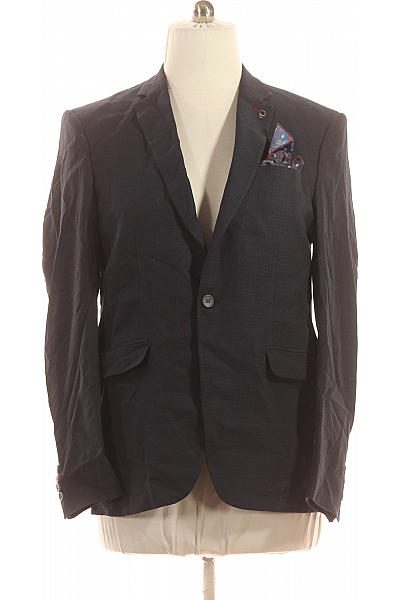 EGO Společenské Pánské Sako Modré Vel. 54