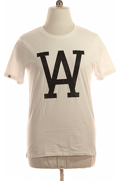 Pánské Tričko S Potiskem Bílé Vel. XL