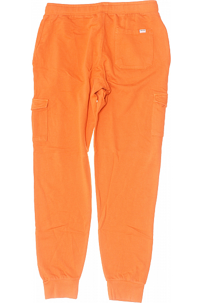 Pánské Kalhoty Kožešinové Oranžové Vel. L