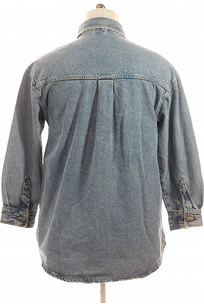 Riflová Dámská Košile Modrá Vel. XS