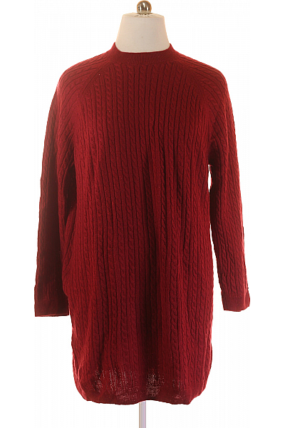  Šaty Pletené Vínová TOMMY HILFIGER Second hand