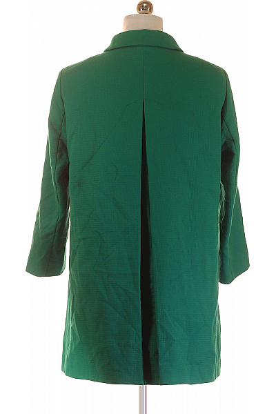 Krátký Dámský Kabát Zelený BENETTON Second hand Vel. 40