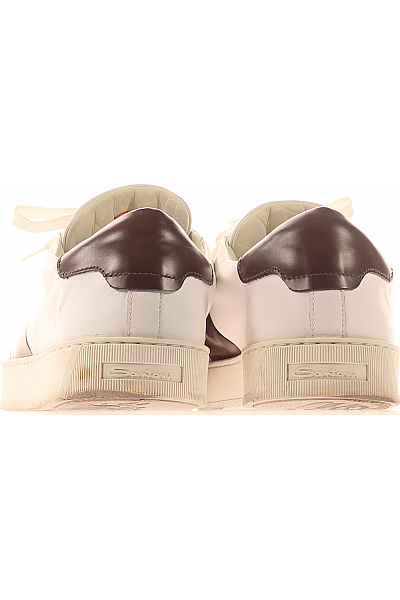 Pánské Boty Bílé Santoni Second hand