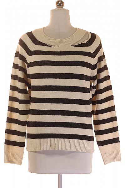 Dámský Pulovr Černobílý VERO MODA Second hand Vel. S