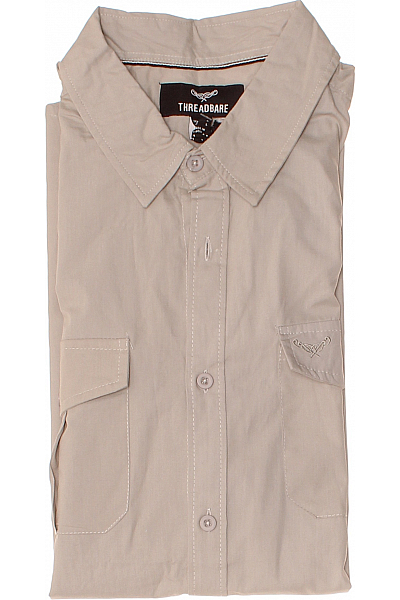 Pánská Košile Zelená THREADBARE Vel.  L