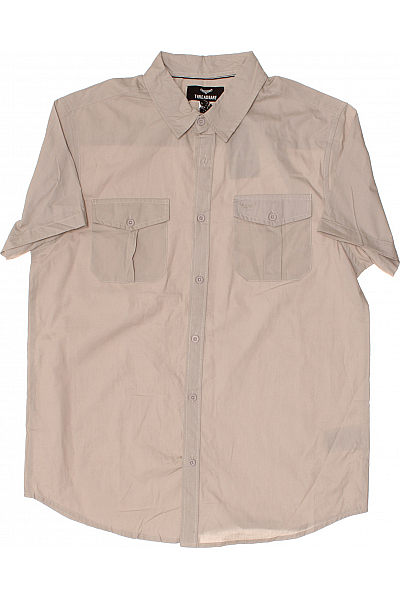 Pánská Košile Zelená THREADBARE Vel.  L