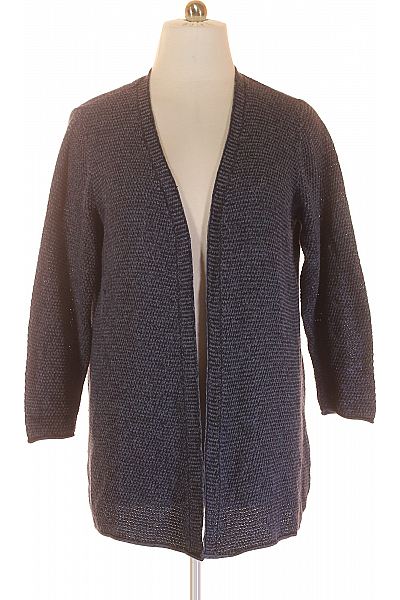 Ulla Popken Dámský Cardigan Modrý Vel.  42/44