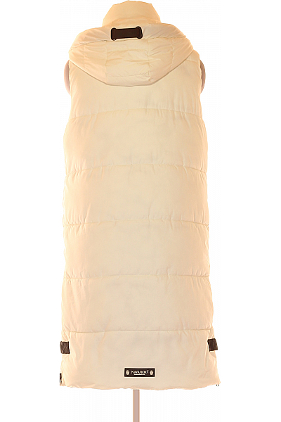 NAVAHOO Teplá Dámská Vesta Bílá Second hand Vel. XS