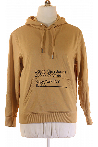 Calvin Klein Pánská Mikina Hnědá Vel. XL