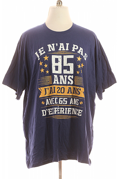 Pánské Tričko Modré