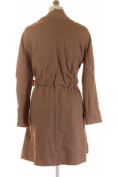 Dámský Kabát Vlněný Hnědý Hugo Boss
