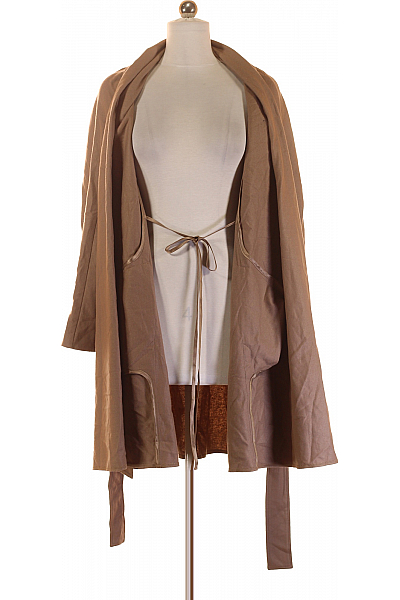 Dámský Kabát Vlněný Hnědý Hugo Boss