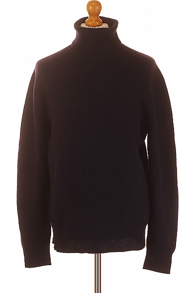 Pánský Svetr Vlněný Modrý ALPHATAURI Vel. M