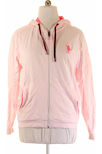 Dámská Mikina Růžová U.S.POLO ASSN. Second Hand Vel. XXL