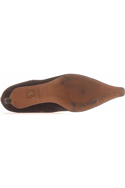 Dámské Kozačky Kožené Černé Topshop Second hand Vel. 39
