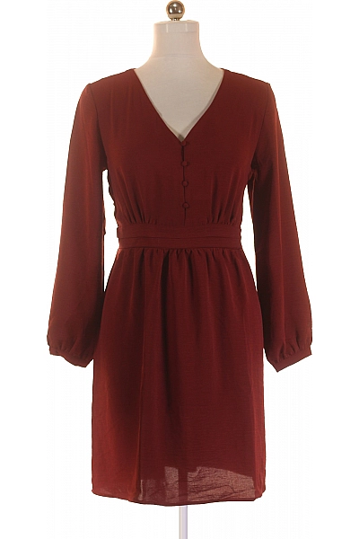 Košilové  Šaty Vínová Vel. 40