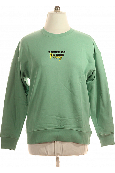 Pánská Mikina Zelená Vel. L