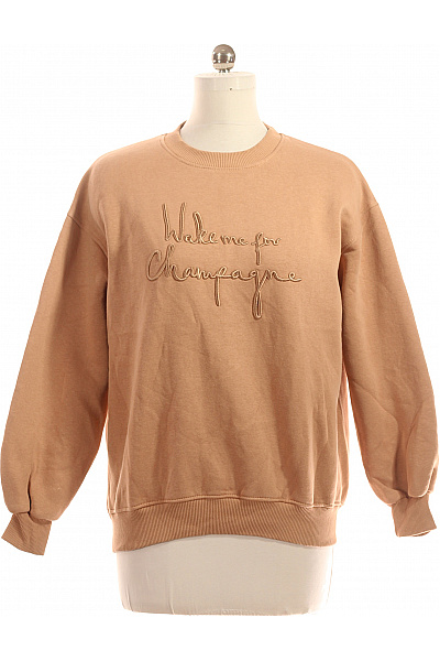 Dámská Mikina Bez Zapínání Hnědá Outlet Vel.  L