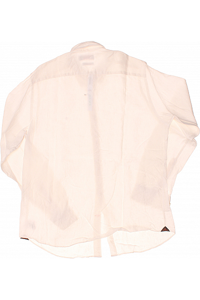 Morris Pánská Košile Lněná Bílá Vel. L