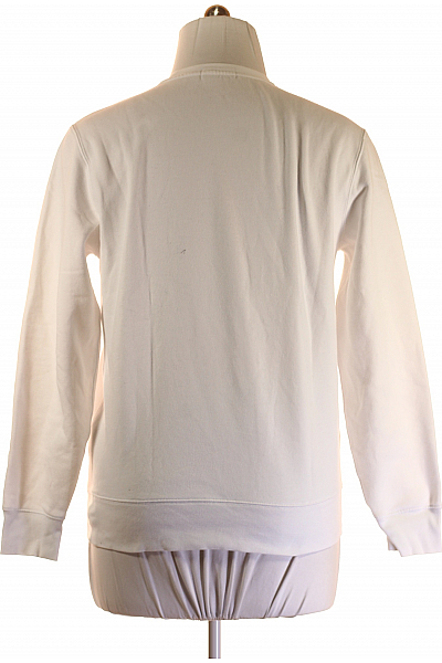 Pánská Mikina Bez Zapínání Bílá Ralph Lauren Vel. M