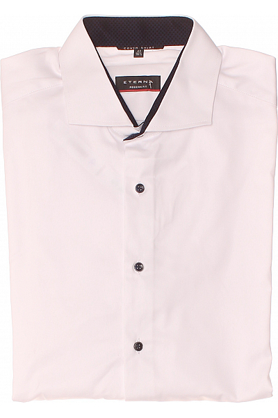 ETERNA Pánská Košile Bílá Second Hand Vel. 42