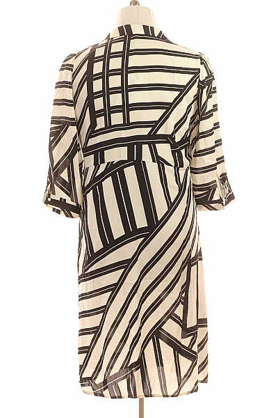 Košilové  Šaty Černobílé Second hand