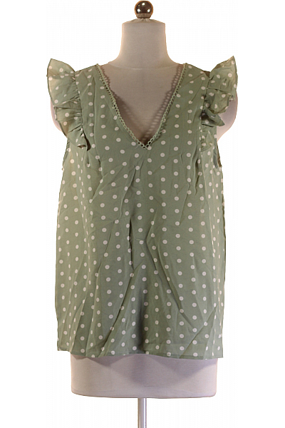 Vzorovaná  Halenka Zelená Vel. XL