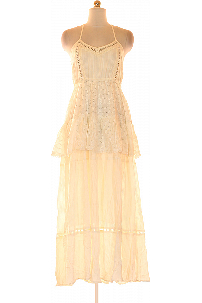 BRAVE SOUL Šaty Bílé Vel. L