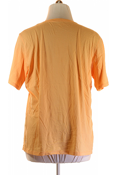 Pánské Tričko Oranžové JACK & JONES Second hand Vel. XXL