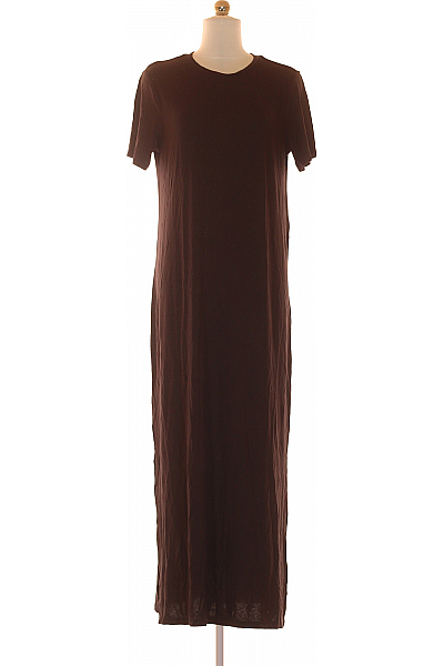 Tričkové  Šaty Černé PIECES Vel.  L