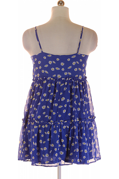 Šaty Modré Second hand Vel. 38