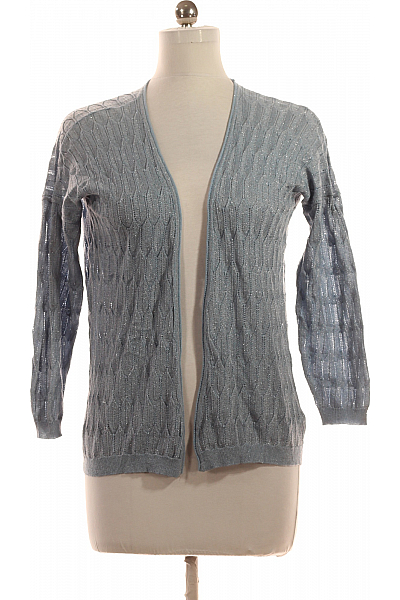 Dámský Svetr Modrý Second Hand Vel. M