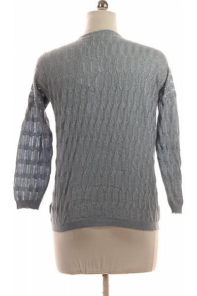 Dámský Svetr Modrý Second hand Vel. M