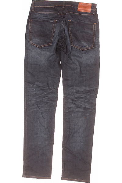 Pánské Rovné Džíny Modré JACK & JONES Second hand Vel. 32{34