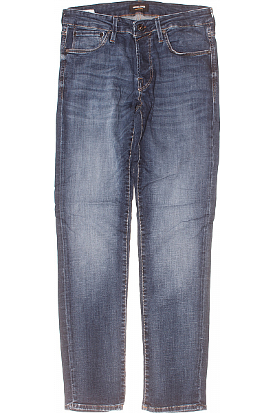 Pánské Rovné Džíny Modré JACK & JONES Second Hand Vel. 32/32 Pánské Rovné Džíny Modré JACK & JONES Second Hand Vel. 32/32