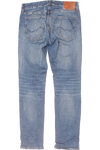 JACK & JONES Pánské Rovné Džíny Modré Vel. 32/32