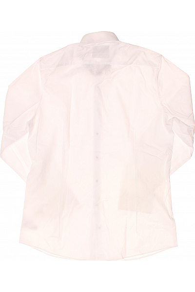 Pánská Košile Jednobarevná Bílá OLYMP Vel. 42