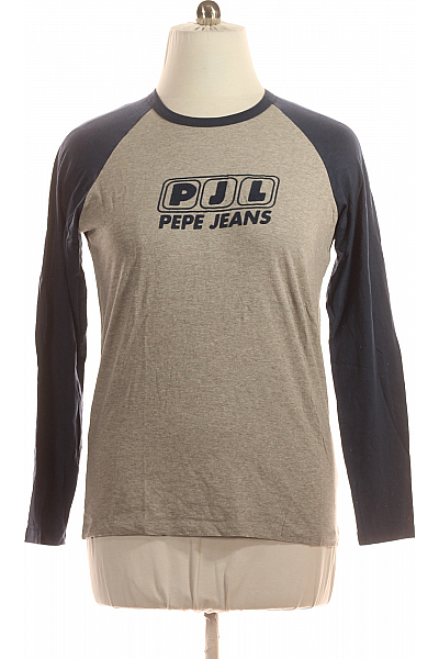Pánské Tričko S Potiskem Šedé Pepe Jeans Vel. M