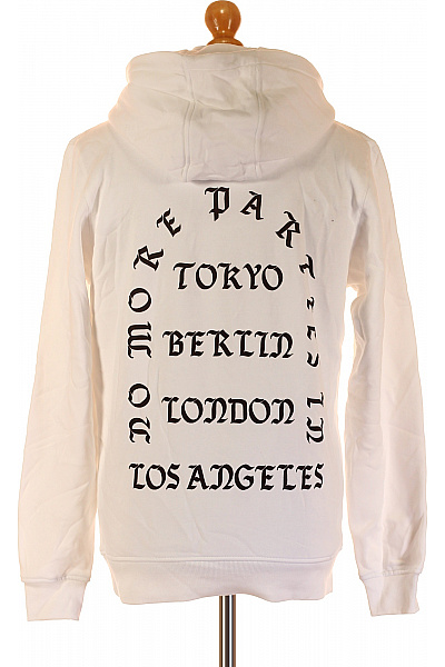 Pánská Mikina Bílá Mister Tee Vel. M