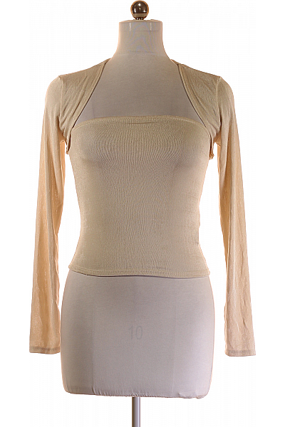 Dámské Tričko Béžový VERO MODA Second Hand Vel.  M