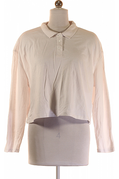 Dámské Polo Tričko Bílé URBAN CLASSICS Vel. S