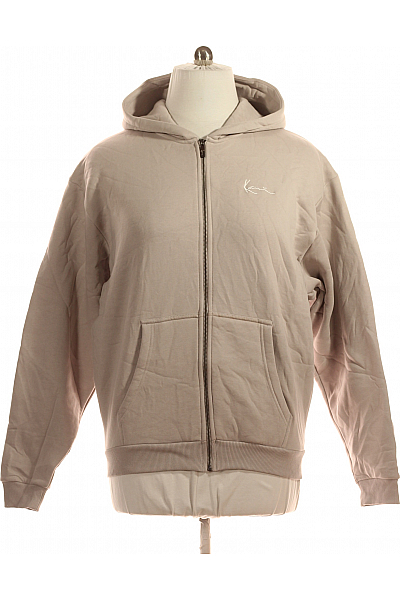 Pánská Mikina Na Zip Šedá Vel. L